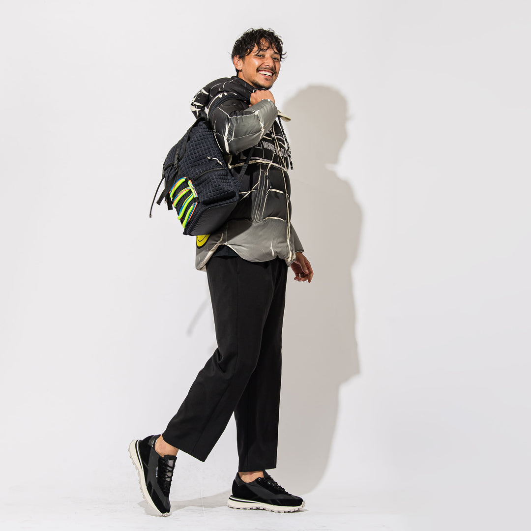 【L4K3 × Plus】Down Jacket  (BKxGY)