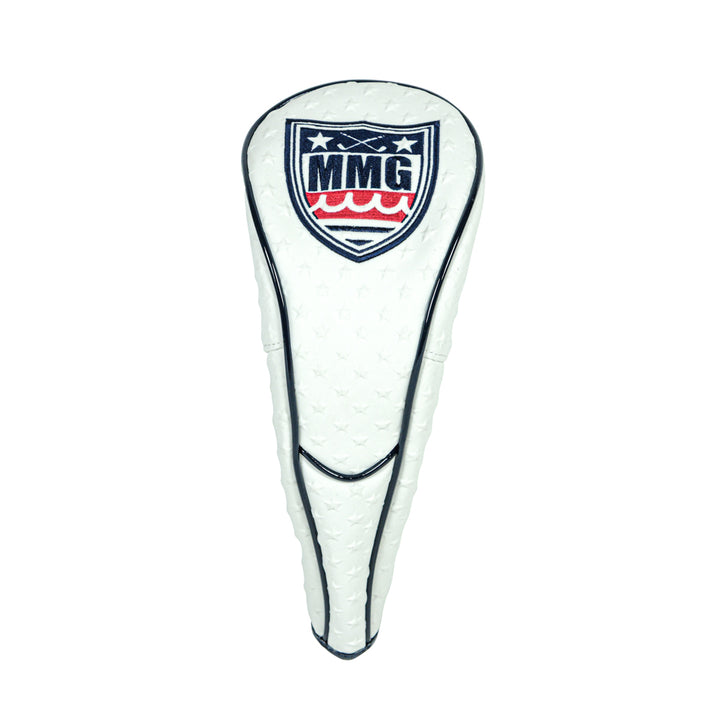 [L4K3] DRIVER HEAD COVER STAR WHITE MUTA