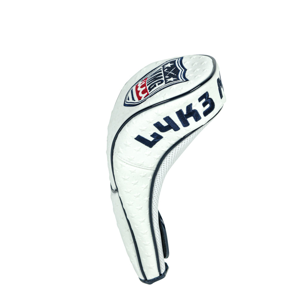 [L4K3] DRIVER HEAD COVER STAR WHITE MUTA