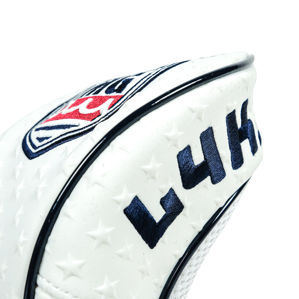 [L4K3] DRIVER HEAD COVER STAR WHITE MUTA