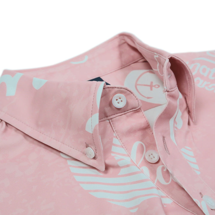 [MGBG-446334-PK] Random Logo Polo Shirt / PINK