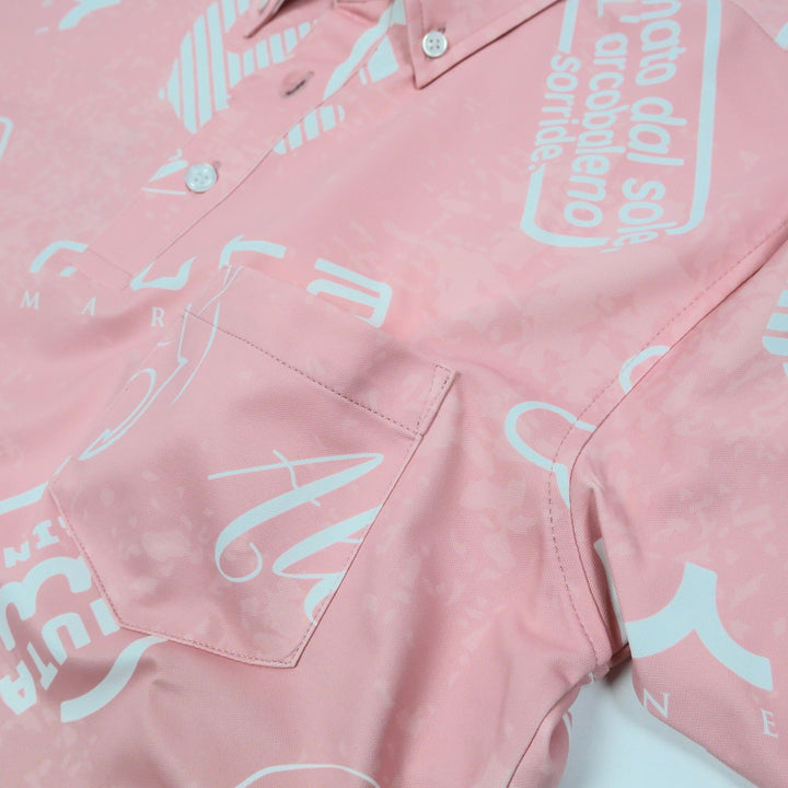 [MGBG-446334-PK] Random Logo Polo Shirt / PINK