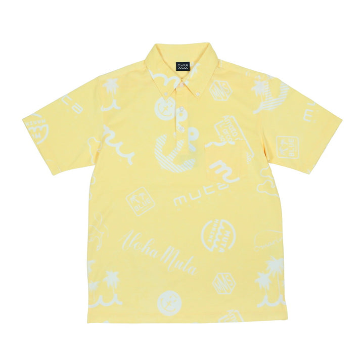 [MGBG-446334-YL] Random logo polo shirt / YELLOW