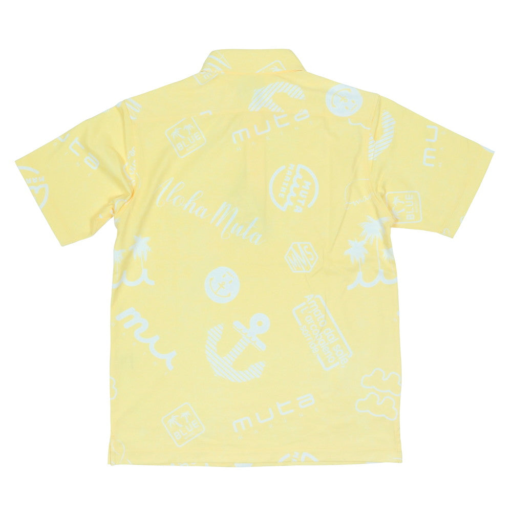 [MGBG-446334-YL] Random logo polo shirt / YELLOW