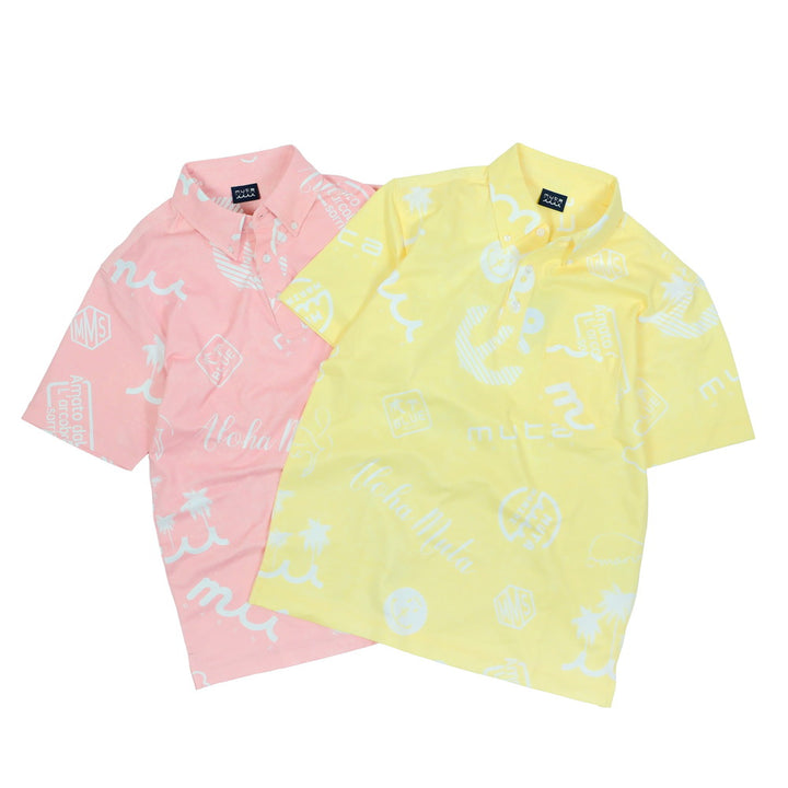 [MGBG-446334-PK] Random Logo Polo Shirt / PINK