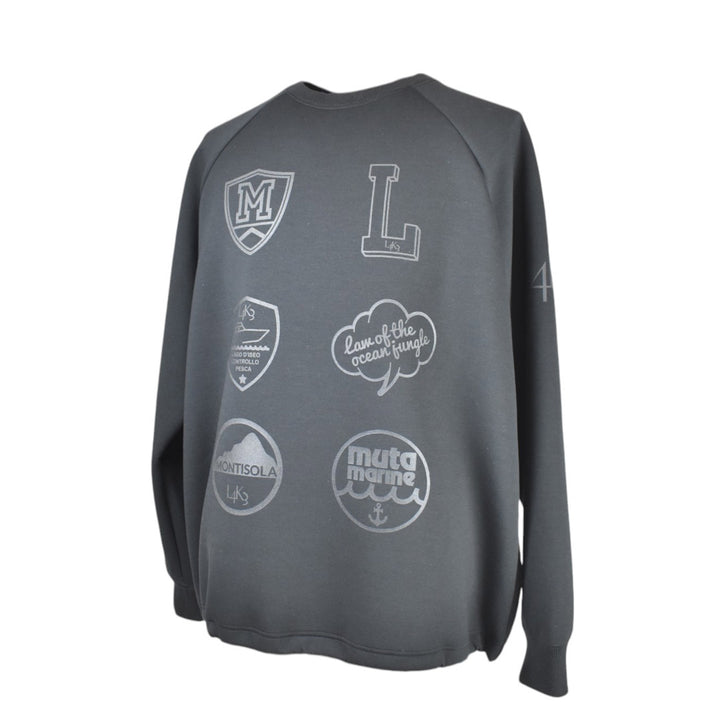 [L4K3][L4K-SPJC443422LK] L4K3×MUTA Drawstring Sweatshirt / BLACK 