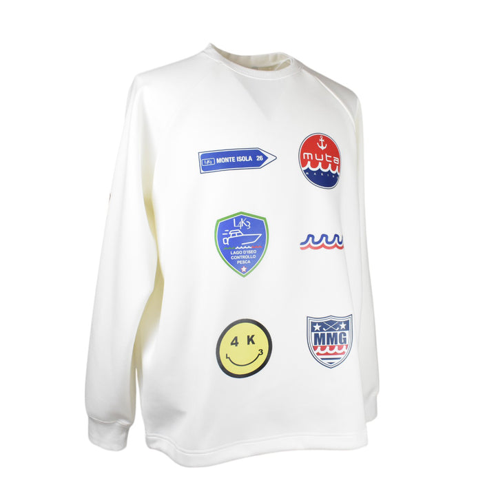 [L4K3×muta] [L4K-SPJC443423LK] Drawstring Sweatshirt / WHITE/COLOR 