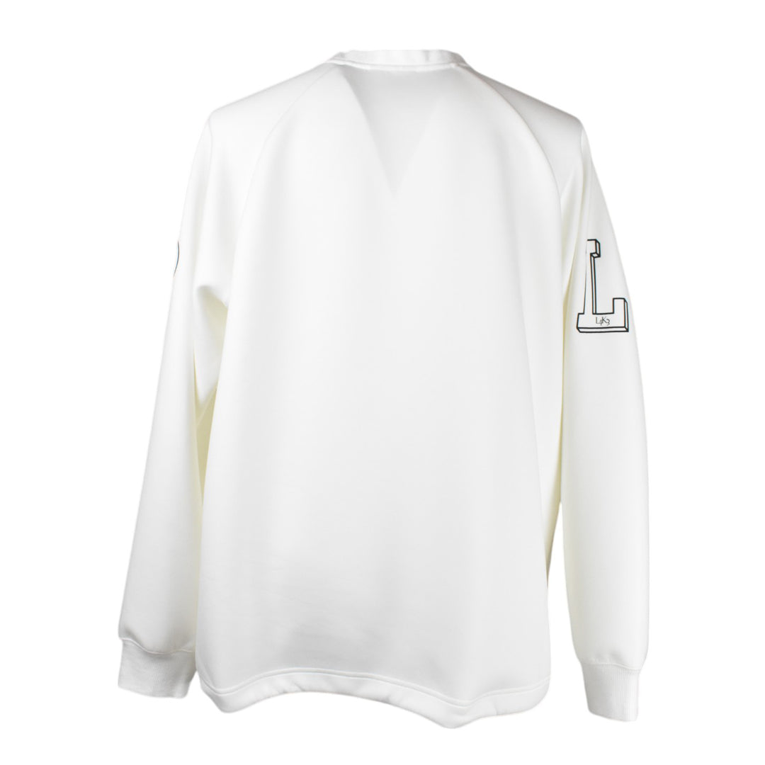 [L4K3×muta] [L4K-SPJC443423LK] Drawstring Sweatshirt / WHITE/COLOR 