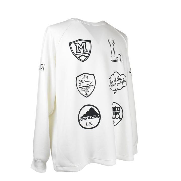 [L4K3][L4K-SPJC443422LK] L4K3×MUTA Drawstring Sweatshirt / WHITE 