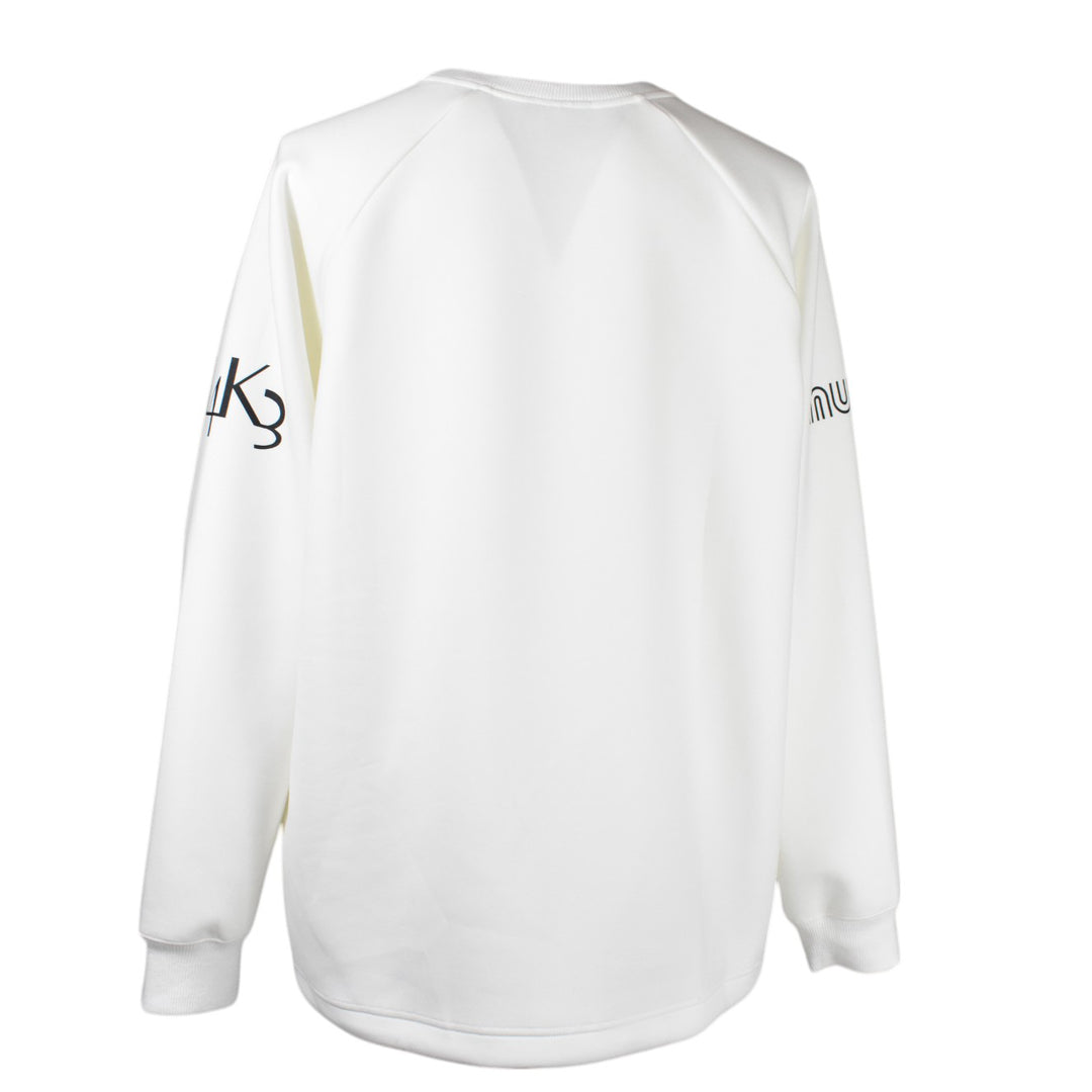 [L4K3][L4K-SPJC443422LK] L4K3×MUTA Drawstring Sweatshirt / WHITE 