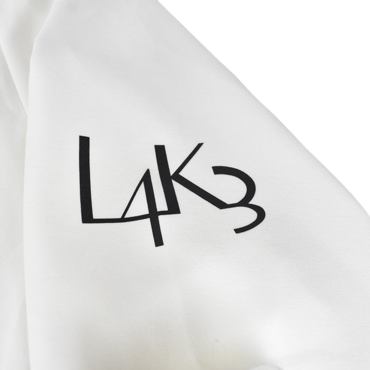 [L4K3][L4K-SPJC443422LK] L4K3×MUTA Drawstring Sweatshirt / WHITE 
