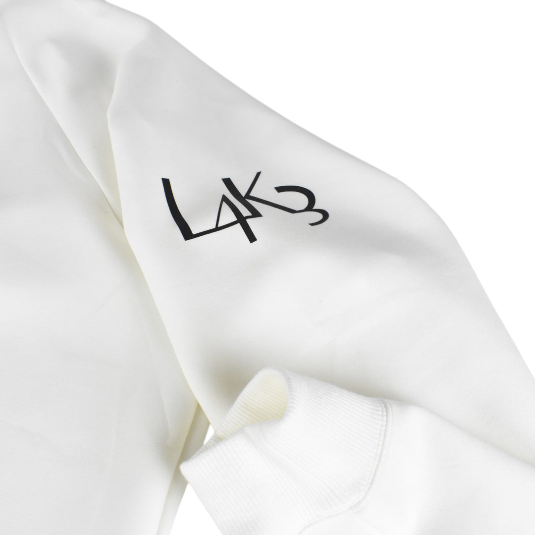 [L4K3][L4K-SPJC443422LK] L4K3×MUTA Drawstring Sweatshirt / WHITE 
