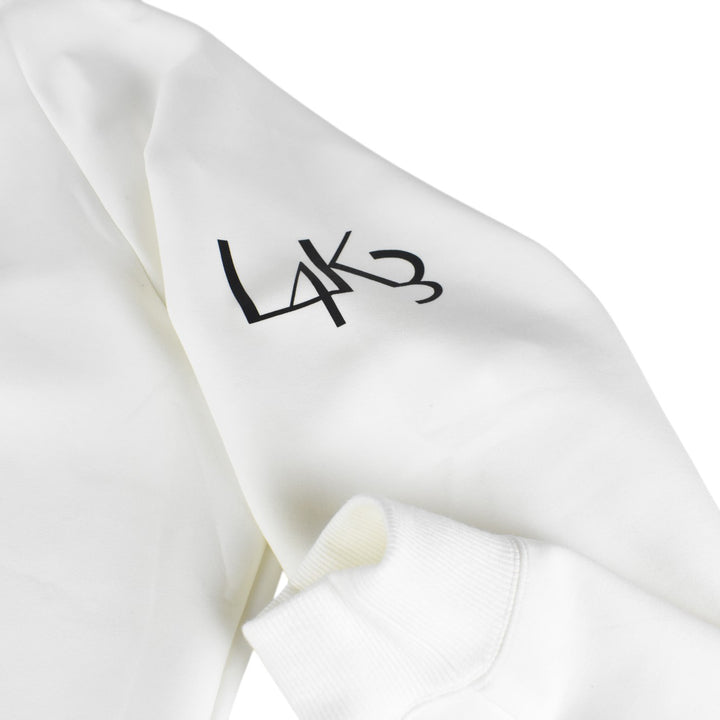 [L4K3][L4K-SPJC443422LK] L4K3×MUTA Drawstring Sweatshirt / WHITE 