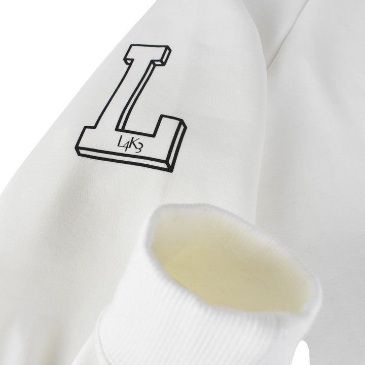 [L4K3×muta] [L4K-SPJC443423LK] Drawstring Sweatshirt / WHITE/COLOR 
