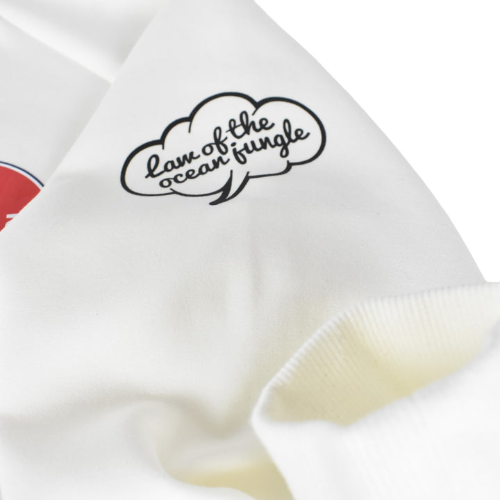 [L4K3×muta] [L4K-SPJC443423LK] Drawstring Sweatshirt / WHITE/COLOR 