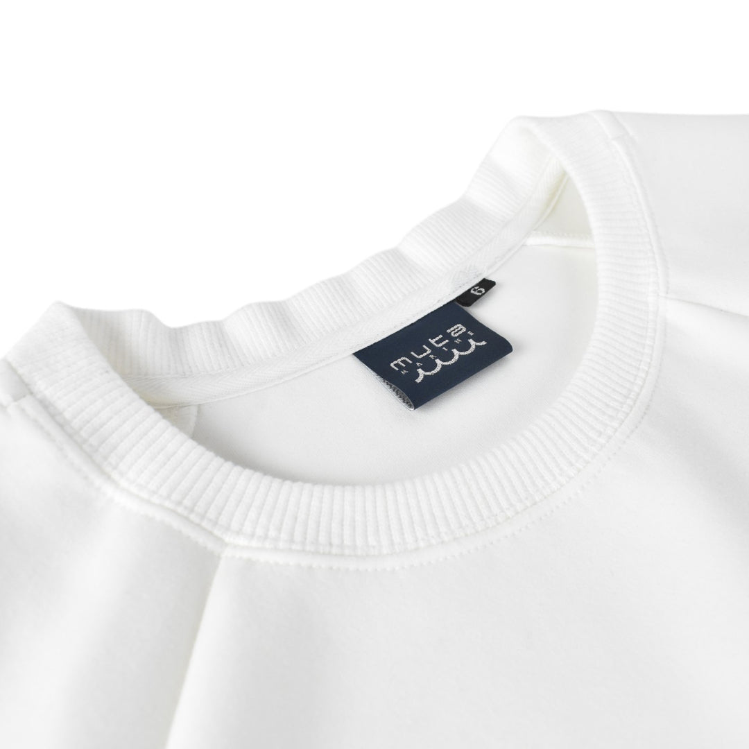[L4K3×muta] [L4K-SPJC443423LK] Drawstring Sweatshirt / WHITE/COLOR 