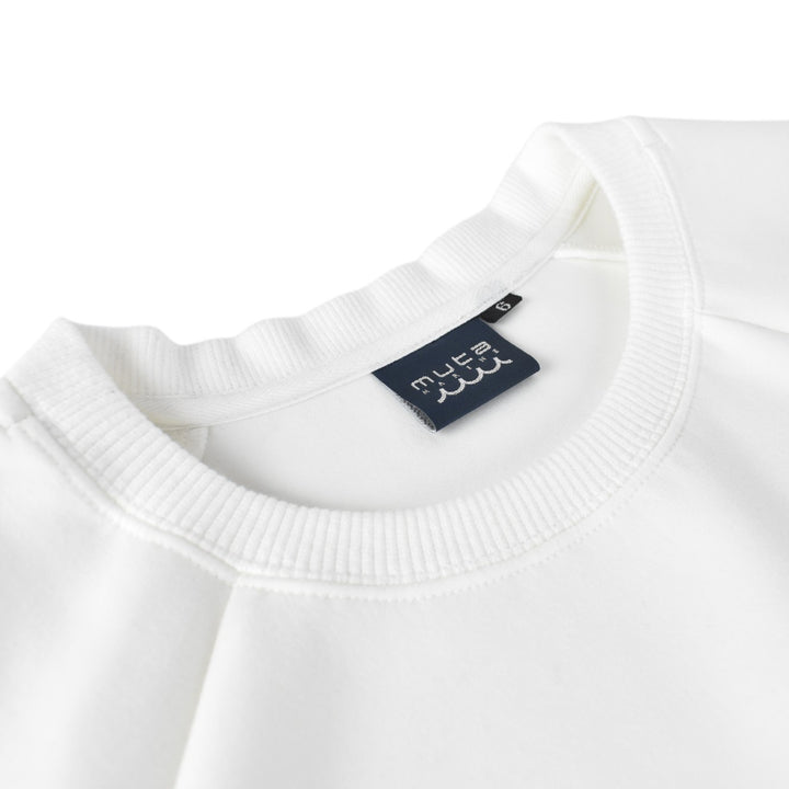 [L4K3×muta] [L4K-SPJC443423LK] Drawstring Sweatshirt / WHITE/COLOR 