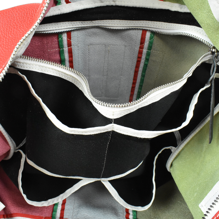 [MANIKOMIO DSGN] ICON PATCH / HERITAGE OLONA COTTON ORANGE/NAVY