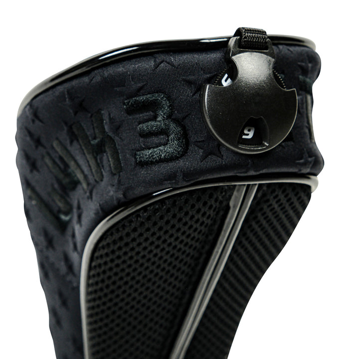 [L4K3] FAIRWAY WOOD HEAD COVER STAR BLACK