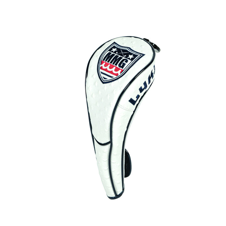 [L4K3] FAIRWAY WOOD HEAD COVER STAR WHITE MUTA