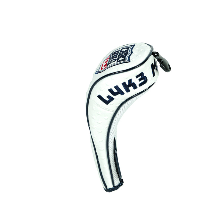 [L4K3] FAIRWAY WOOD HEAD COVER STAR WHITE MUTA