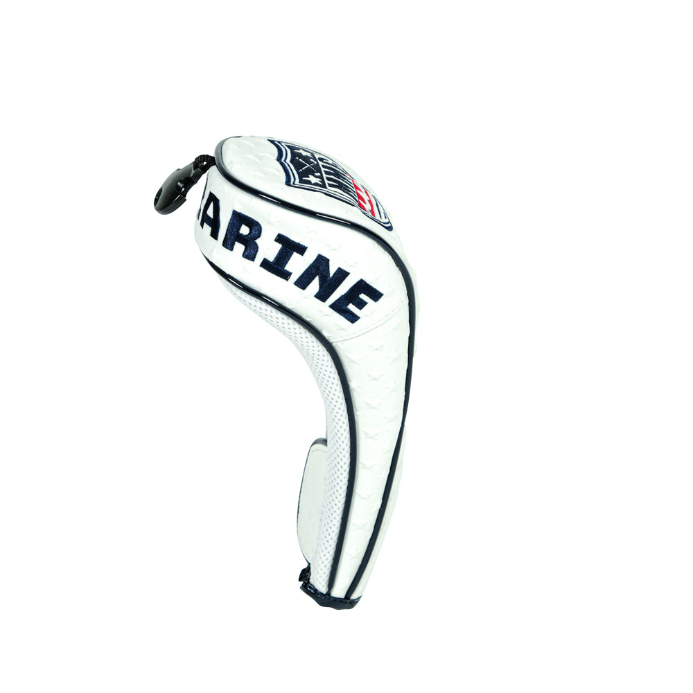 [L4K3] FAIRWAY WOOD HEAD COVER STAR WHITE MUTA