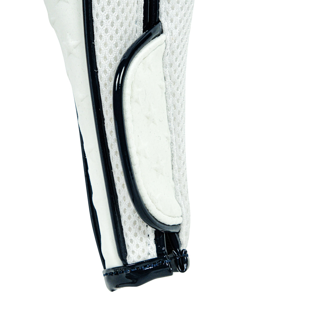[L4K3] FAIRWAY WOOD HEAD COVER STAR WHITE MUTA