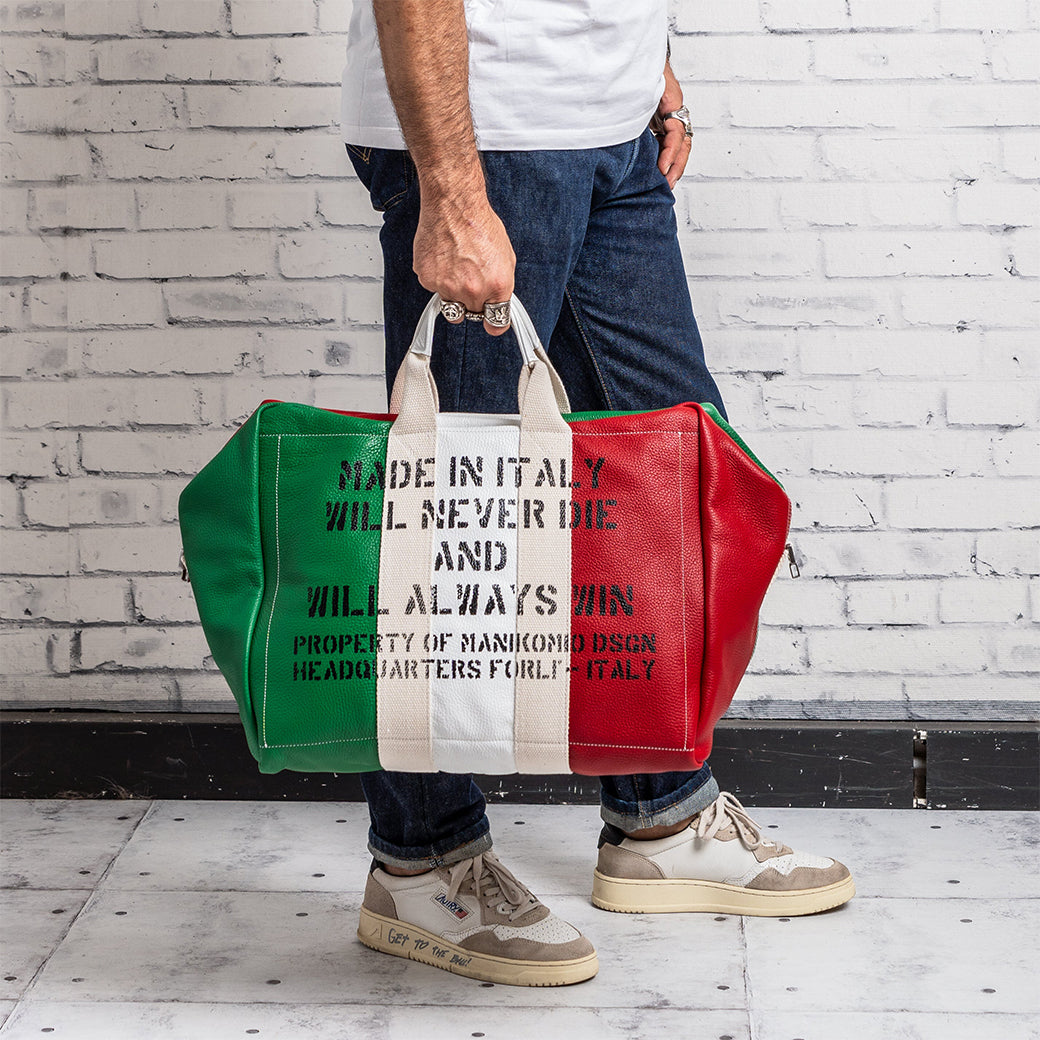公式]【MANIKOMIO DSGN】ICON / ITALIAN FLAG LEATHER – Zen Style