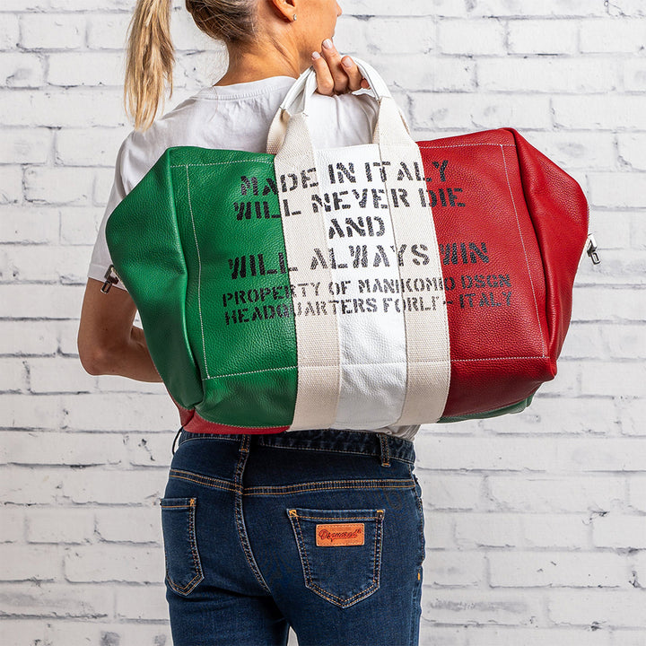 【MANIKOMIO DSGN】ICON / ITALIAN FLAG LEATHER