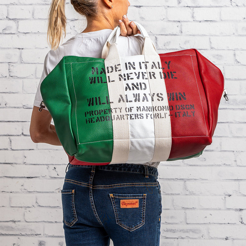 公式]【MANIKOMIO DSGN】ICON / ITALIAN FLAG LEATHER – Zen Style