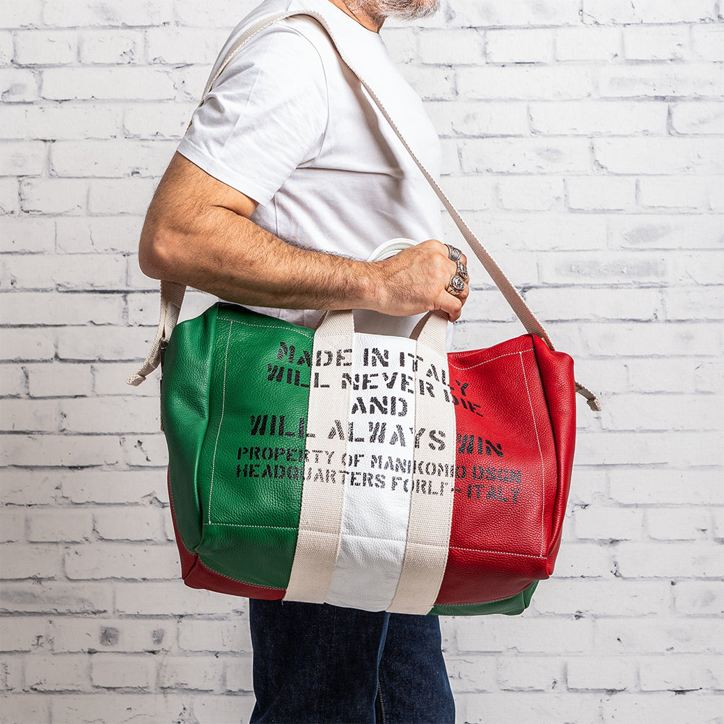 【MANIKOMIO DSGN】ICON / ITALIAN FLAG LEATHER