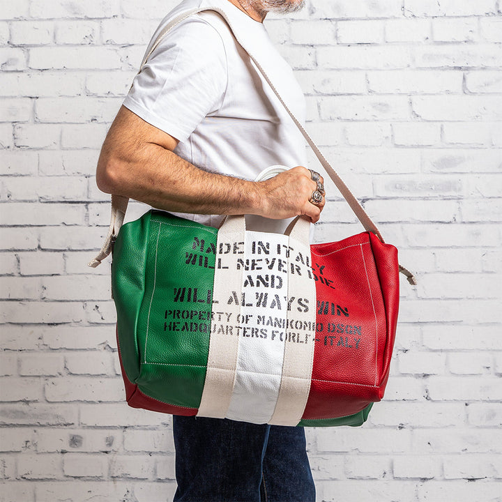 【MANIKOMIO DSGN】ICON / ITALIAN FLAG LEATHER