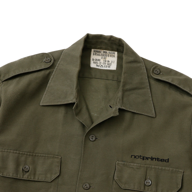 【NOT PRINTED】Shirt Jacket NO5  MILITARY (L)