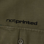 【NOT PRINTED】Shirt Jacket NO5  MILITARY (L)