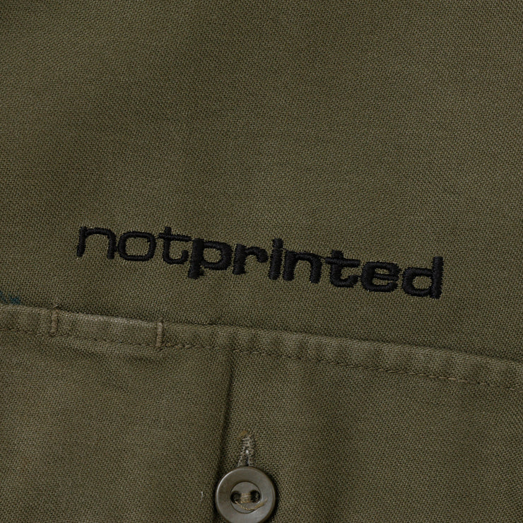 【NOT PRINTED】Shirt Jacket NO5  MILITARY (L)