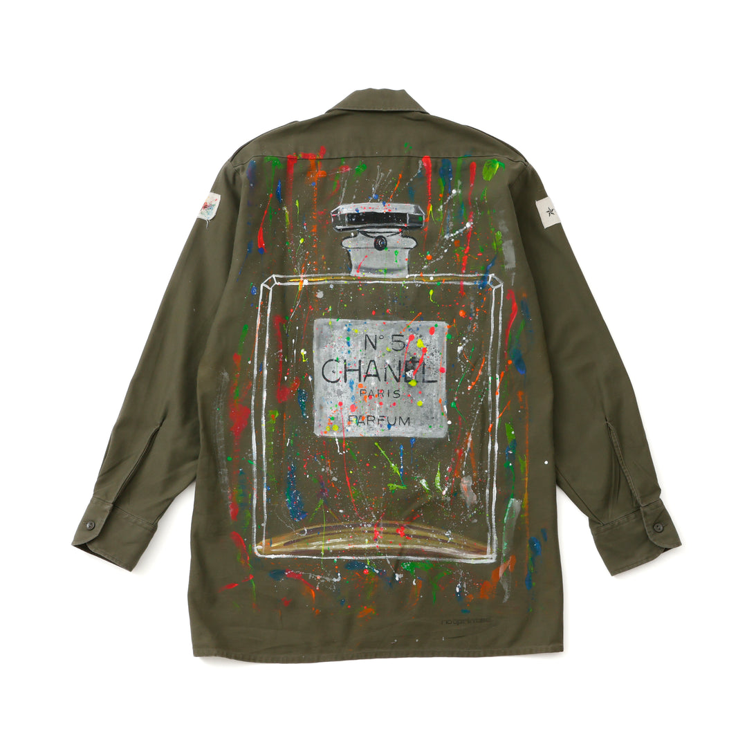[NOT PRINTED]Shirt Jacket NO5 MILITARY (L) 