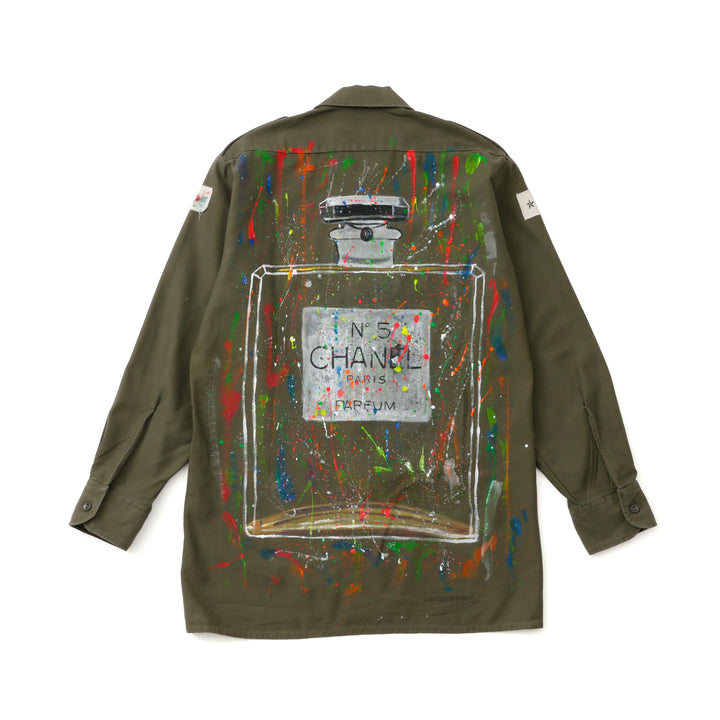 [NOT PRINTED]Shirt Jacket NO5 MILITARY (L) 