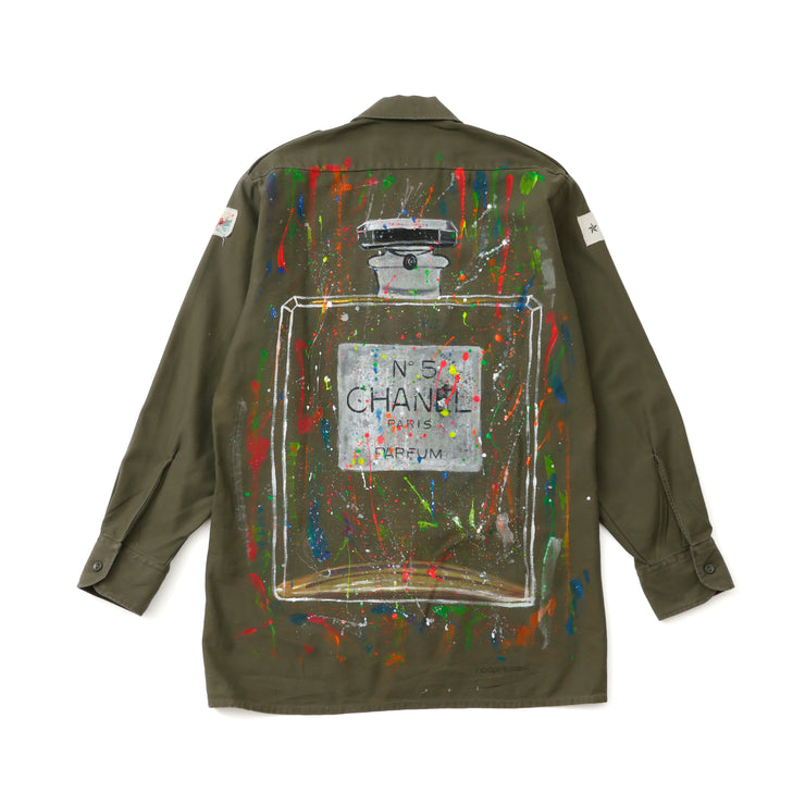 【NOT PRINTED】Shirt Jacket NO5  MILITARY (L)