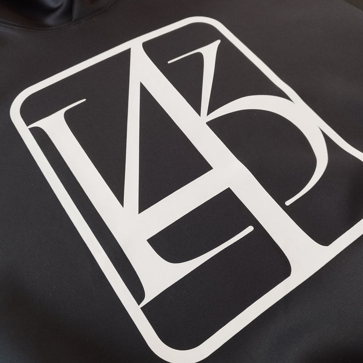 【L4K3】ビッグ ロゴ ライトボンディングパーカー【BLACK】L4K-APHB0008