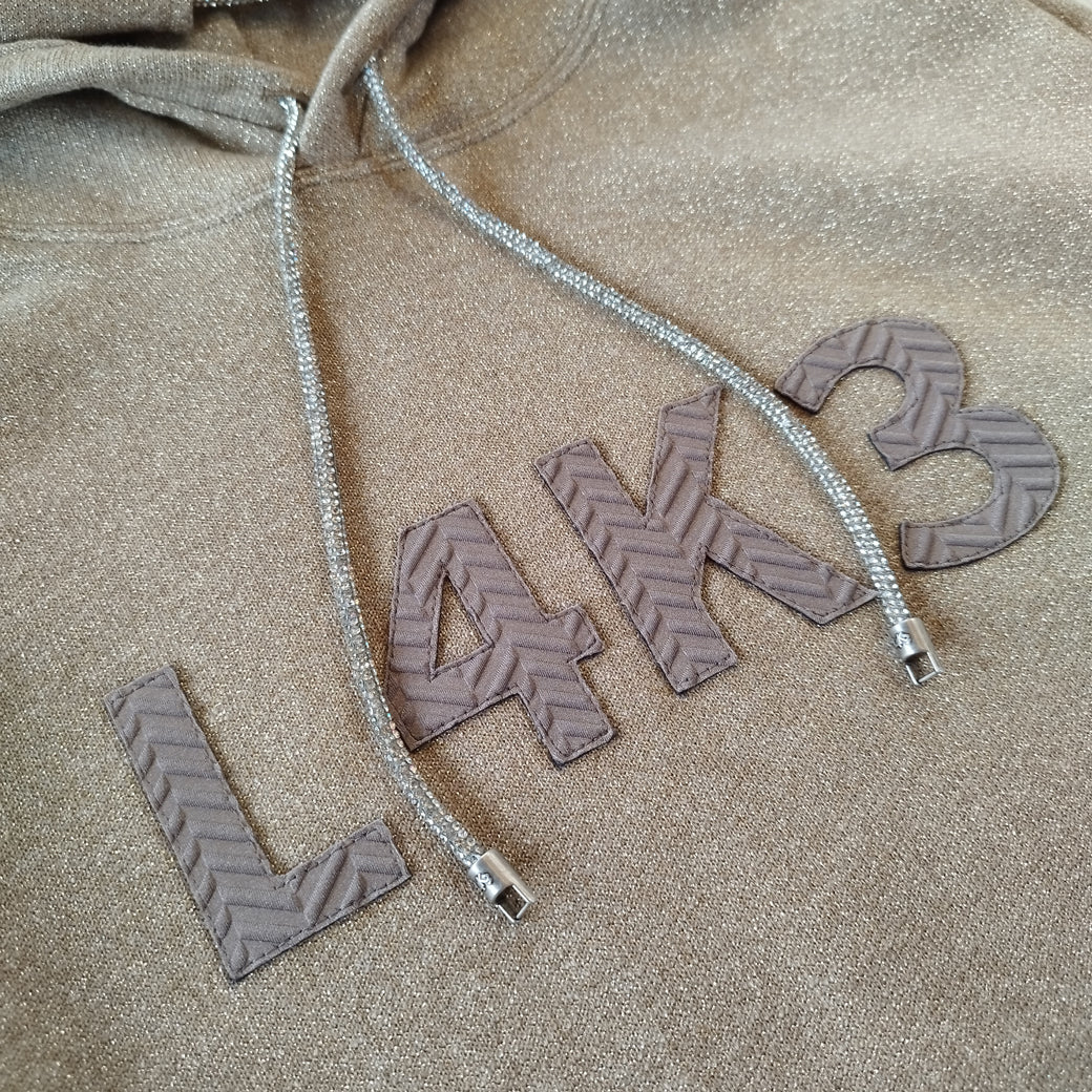[L4K3] Glitter Hoodie [BROWN] 