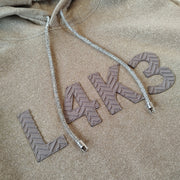 【L4K3】グリッターパーカー【BROWN】