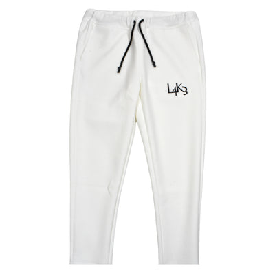 【L4K3】オリジナルライトボンディングパンツ【WHITE × BLACK】L4K-APPB0010