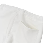 【L4K3】オリジナルライトボンディングパンツ【WHITE × BLACK】L4K-APPB0010