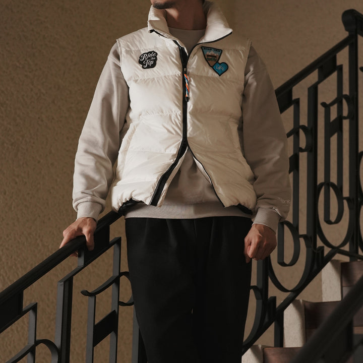 [L4K3 x Retar Nuy] Down Vest 2025 -WHITE- 