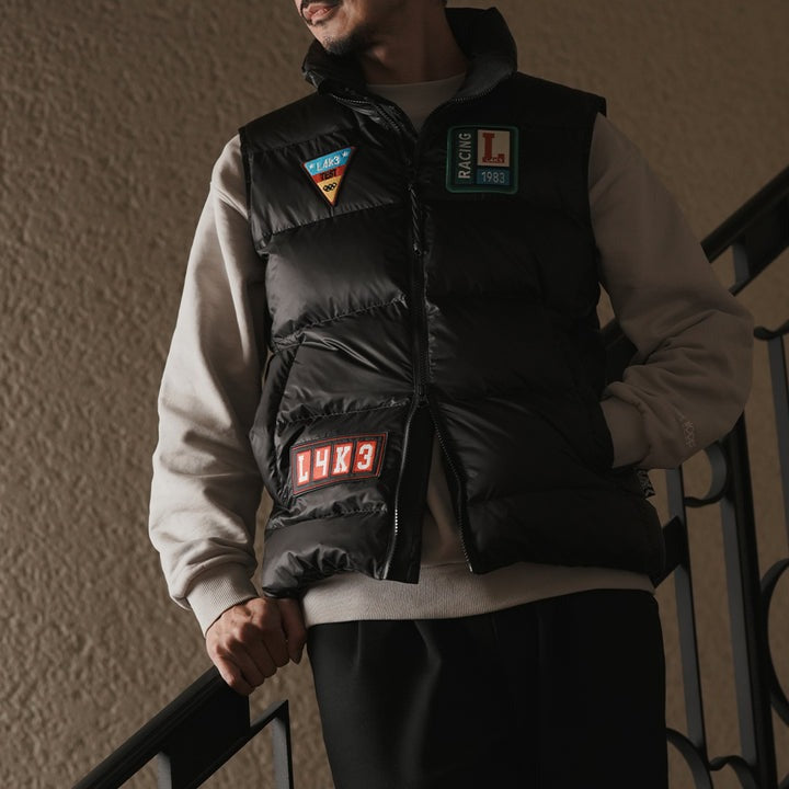 [L4K3 x Retar Nuy] Down Vest 2025 -BLACK- 