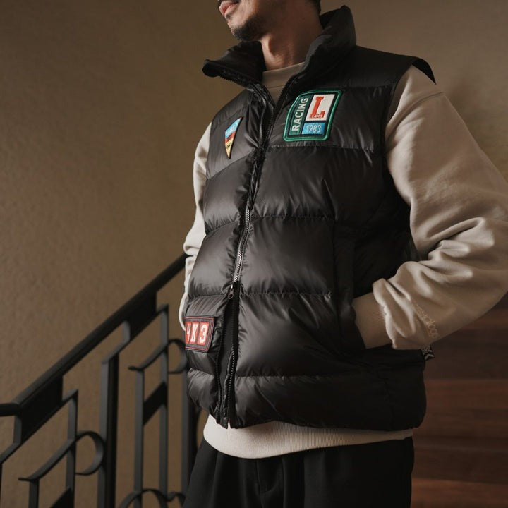 [L4K3 x Retar Nuy] Down Vest 2025 -BLACK- 