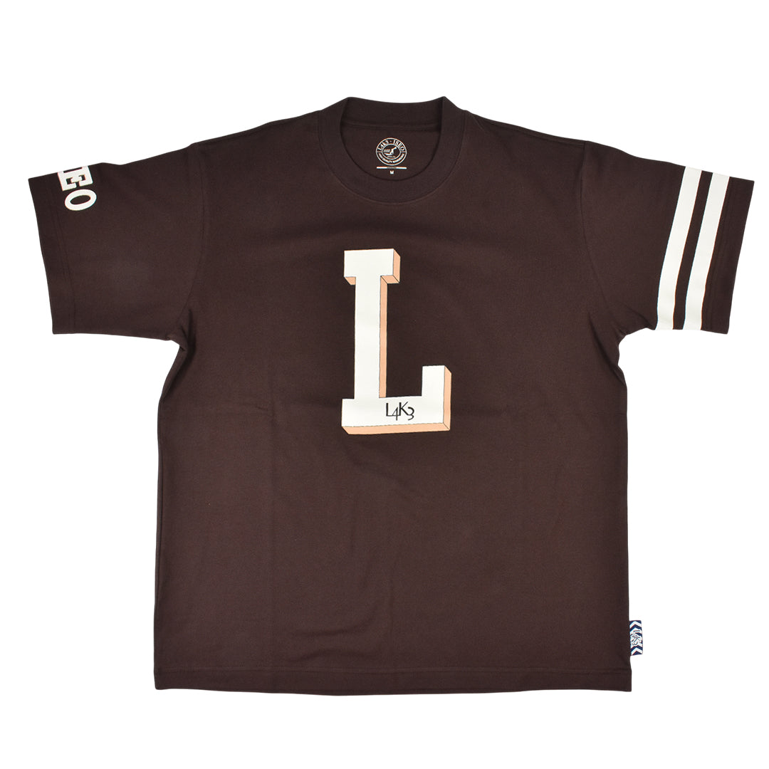 【L4K3】T-shirts APTS-0003【BROWN】