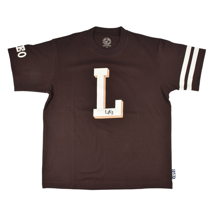 【L4K3】T-shirts APTS-0003【BROWN】