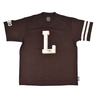 【L4K3】T-shirts APTS-0003【BROWN】