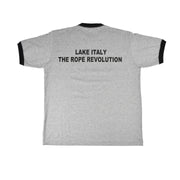【L4K3】T-shirt APTS-0004【GRAY/BLACK】